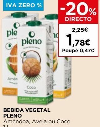 El Corte Inglés Bebida de soja pleno promoção
