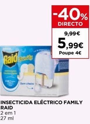 El Corte Inglés Inseticida raid promoção