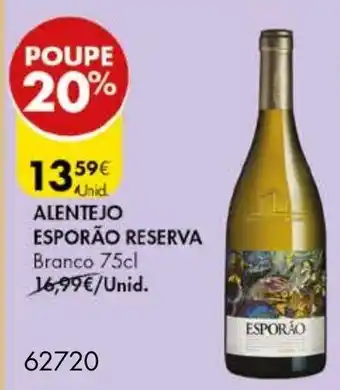 Pingo Doce Alentejo Esporão Reserva 75cl promoção