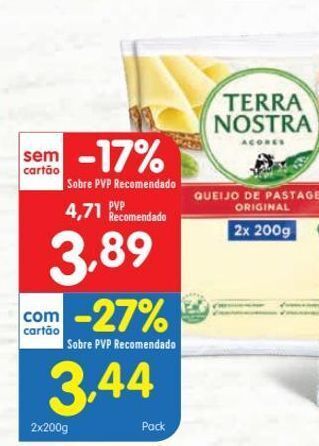 Minipreço Queijos terra nostra promoção