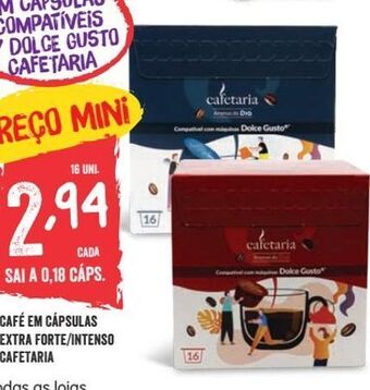 Minipreço Cápsulas de café promoção