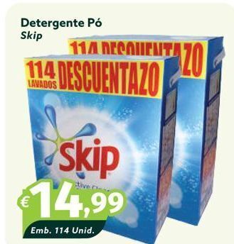 Roque Supermercados Detergente em pó skip promoção