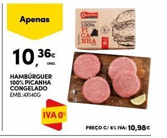 Continente Bom dia Hambúrguer bovino promoção