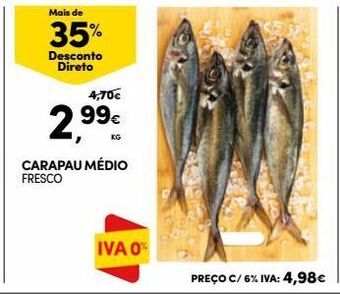 Continente Bom dia Peixe promoção