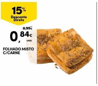 Continente Bom dia Folhado promoção