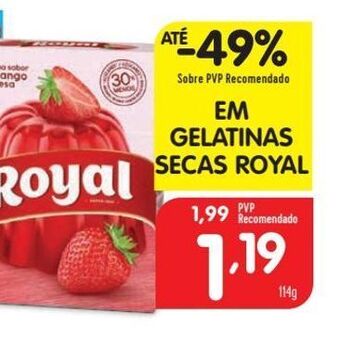 Minipreço Gelatina royal promoção
