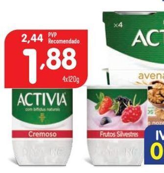 Minipreço Iogurte activia promoção