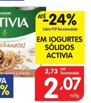Minipreço Iogurte activia promoção