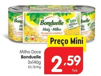 Milho doce bonduelle