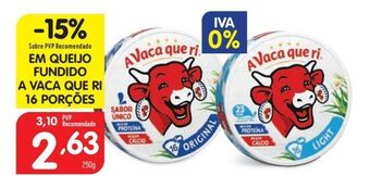 Queijo fundido a vaca que ri