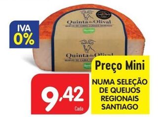 Minipreço Queijos santiago promoção