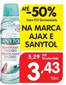Minipreço Desinfetante sanytol promoção