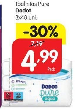 Minipreço Toalhas umedecidas dodot promoção