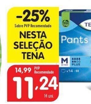 Minipreço Absorvente tena promoção
