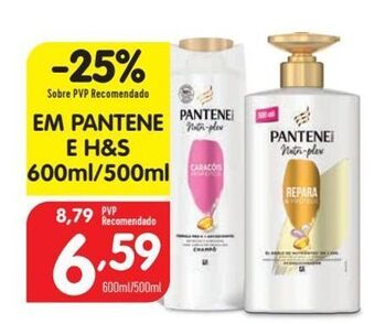 Minipreço Produtos para o cabelo pantene promoção