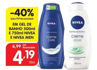 Minipreço Gel de banho nivea promoção
