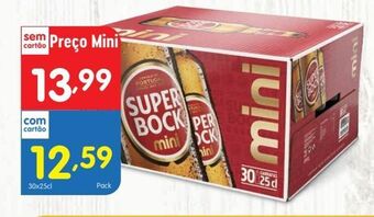Minipreço Cerveja super bock promoção