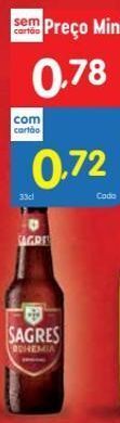 Minipreço Cerveja sagres promoção