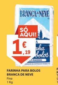E.Leclerc Farinha branca de neve promoção