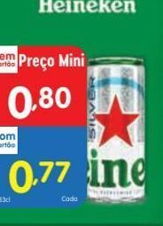 Minipreço Lata de cerveja heineken promoção