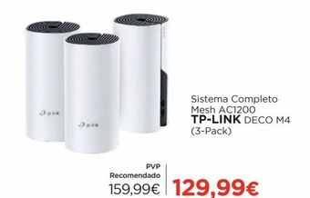 El Corte Inglés Wifi tp-link promoção