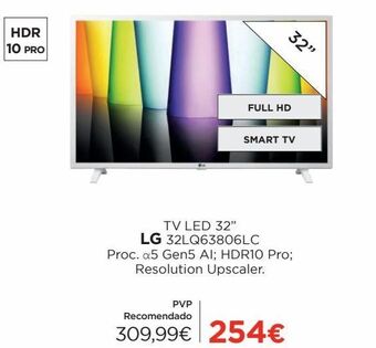 El Corte Inglés Tv led lg promoção