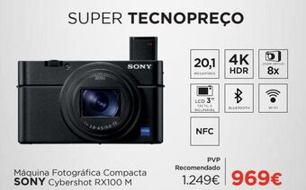 El Corte Inglés Câmera fotográfica sony promoção