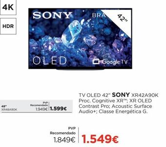 El Corte Inglés Smart tv sony promoção