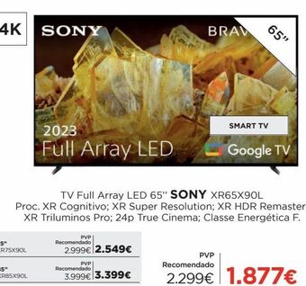 El Corte Inglés Smart tv sony promoção