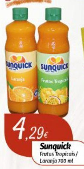 Miranda Supermercados Refrescos sunquick promoção