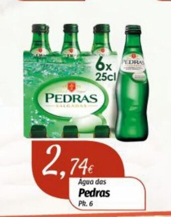 Água pedras salgadas