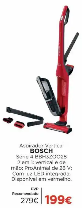 El Corte Inglés Aspirador vertical bosch promoção