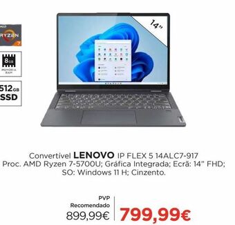 El Corte Inglés Notebook lenovo promoção