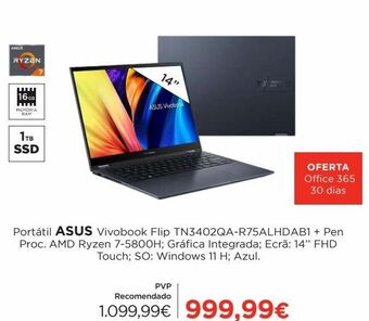 El Corte Inglés Notebook asus promoção