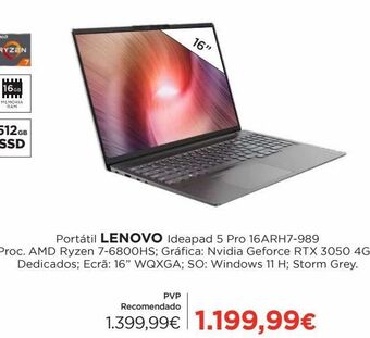 Notebook lenovo
