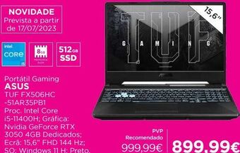 El Corte Inglés Notebook asus promoção
