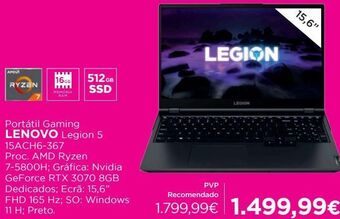 El Corte Inglés Notebook lenovo promoção