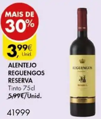 Pingo Doce Alentejo Reguengos Reserva 75cl promoção