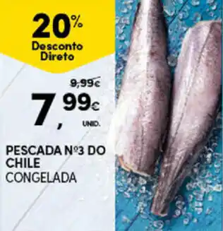 Pescada N°3 do Chile Congelada