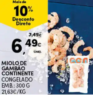 Miolo de Gambão Cotinente 300g