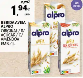 Continente Bom dia Bebida Aveia Alpro 1L promoção