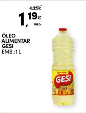 Continente Bom dia Óleo Alimentar Gesi 1L promoção