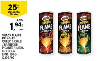Continente Bom dia Snack Flame Pringles 160g promoção