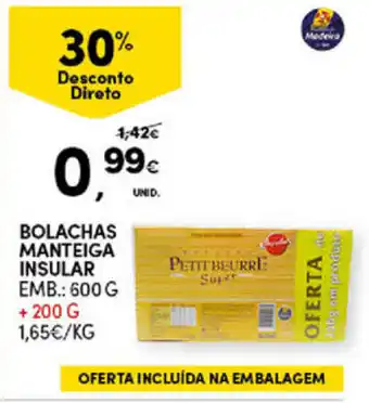 Continente Bom dia Bolachas Manteiga Insular 600g promoção