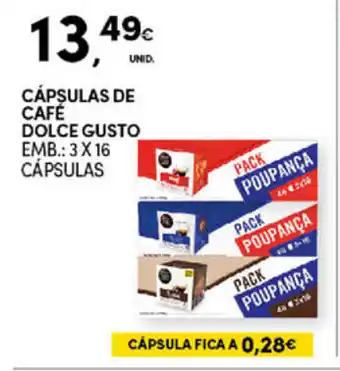 Continente Bom dia Cápsulas de Café Dolce Gusto 3 x 16 Cápsulas promoção