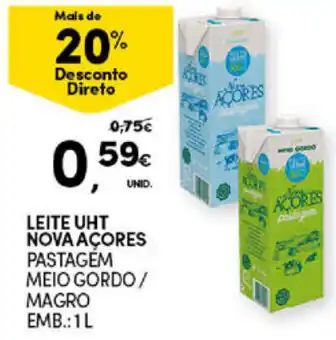 Leite UHT Nova Açores 1L