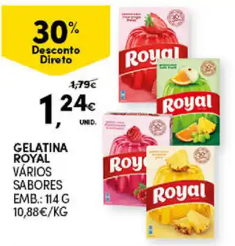 Continente Bom dia Gelatina Royal 114g promoção