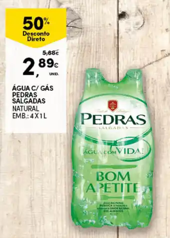 Água C/Gás Pedras Salgadas 4x1L