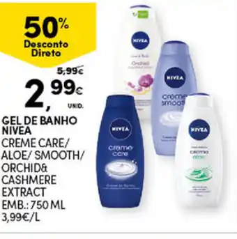 Gel de Banho Vivea 750ml