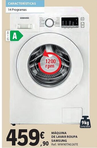 E.Leclerc MÁQUINA DE LAVAR ROUPA SAMSUNG promoção